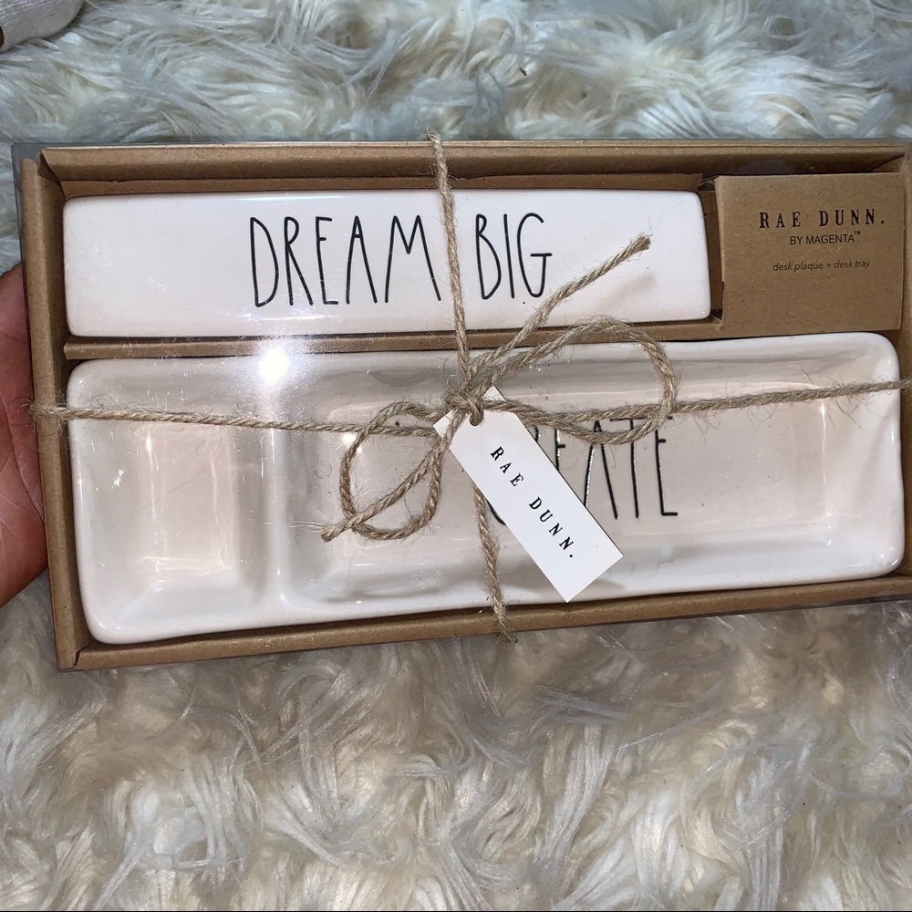 RAE DUNN Ceramic Desk Accessories Gift Set